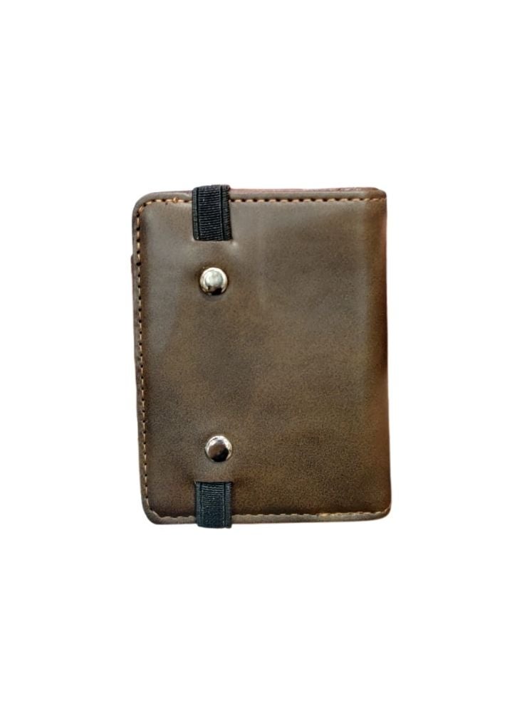 Premium Minimalist Men’s Leather Wallet Shown in Lifestyle Use, Slim Card Holder Design - Image 4